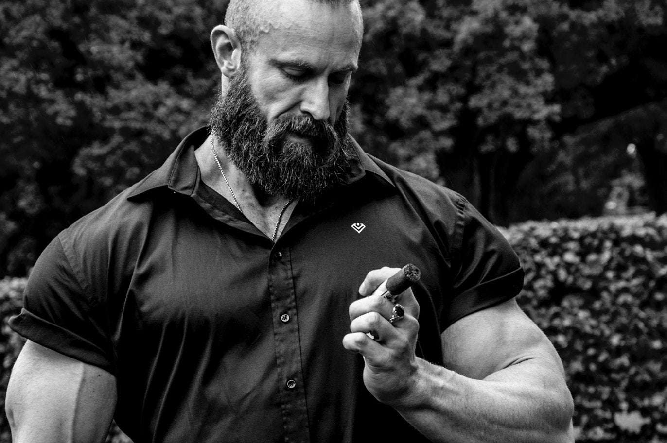Bodybuilder, Josh Maley, Muscle Fit Shirt