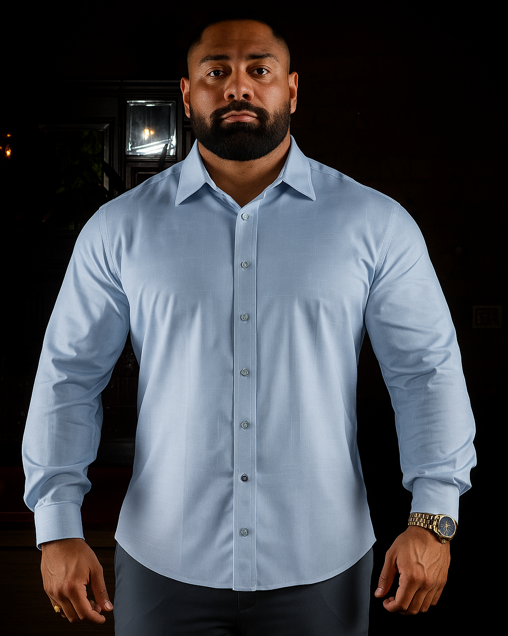 The Sky Blue Mass Fit Shirt