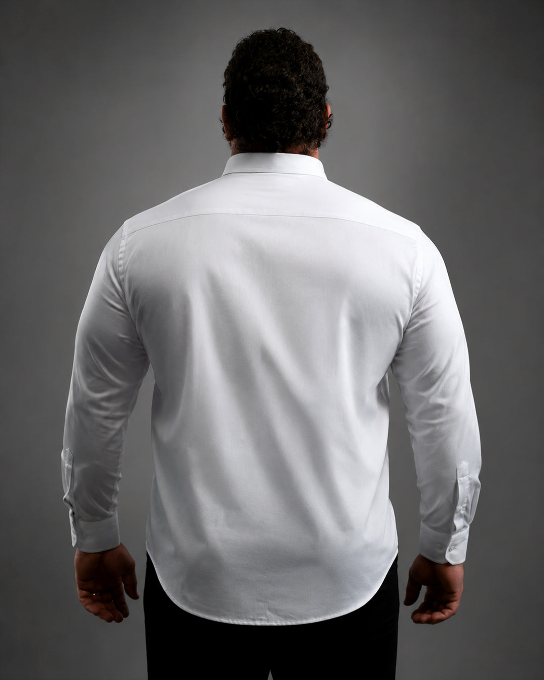 Signature White Mass Fit Men's Shirt