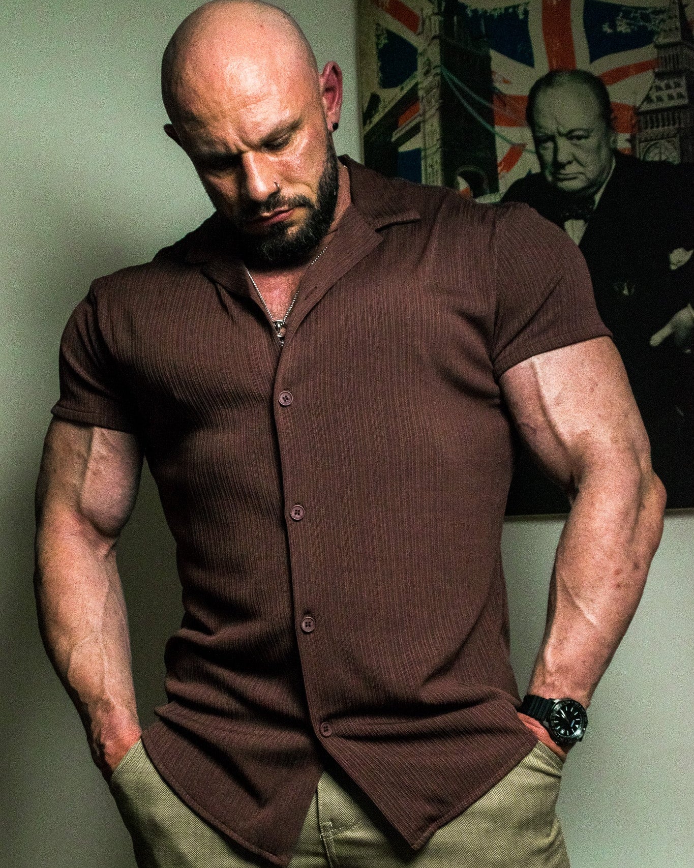 The Havana Short Sleeve Shirt Maroon