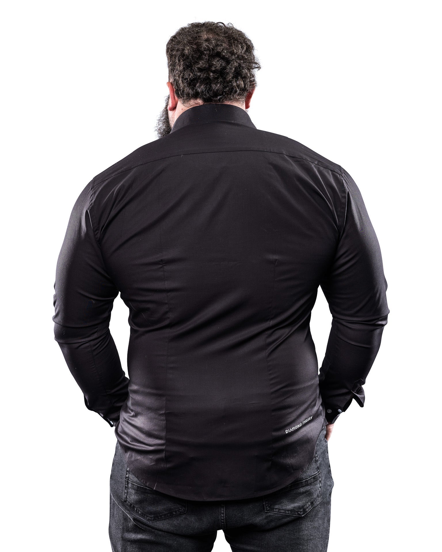 Obsidian Black Mass Muscle Fit Shirt | Strongmen | Diamond Theory
