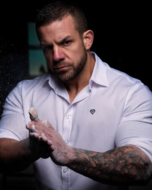 muscle fit shirt, muscle fit, white shirt, bodybuilder, bodybuilding