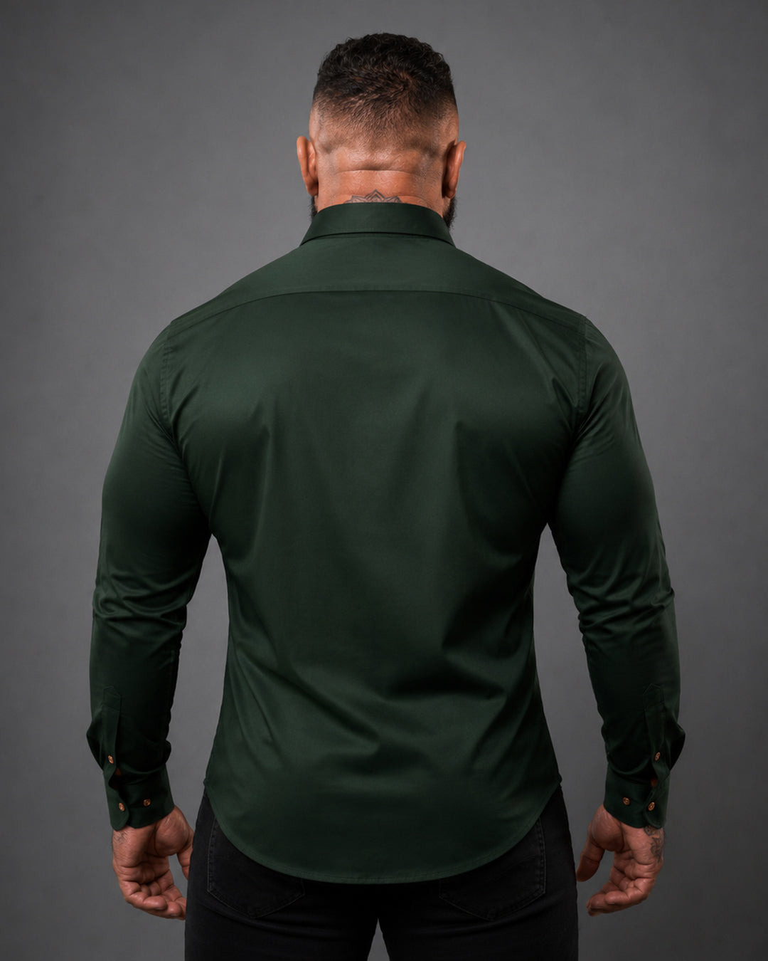 Artemis Green Muscle Fit Men's Shirt