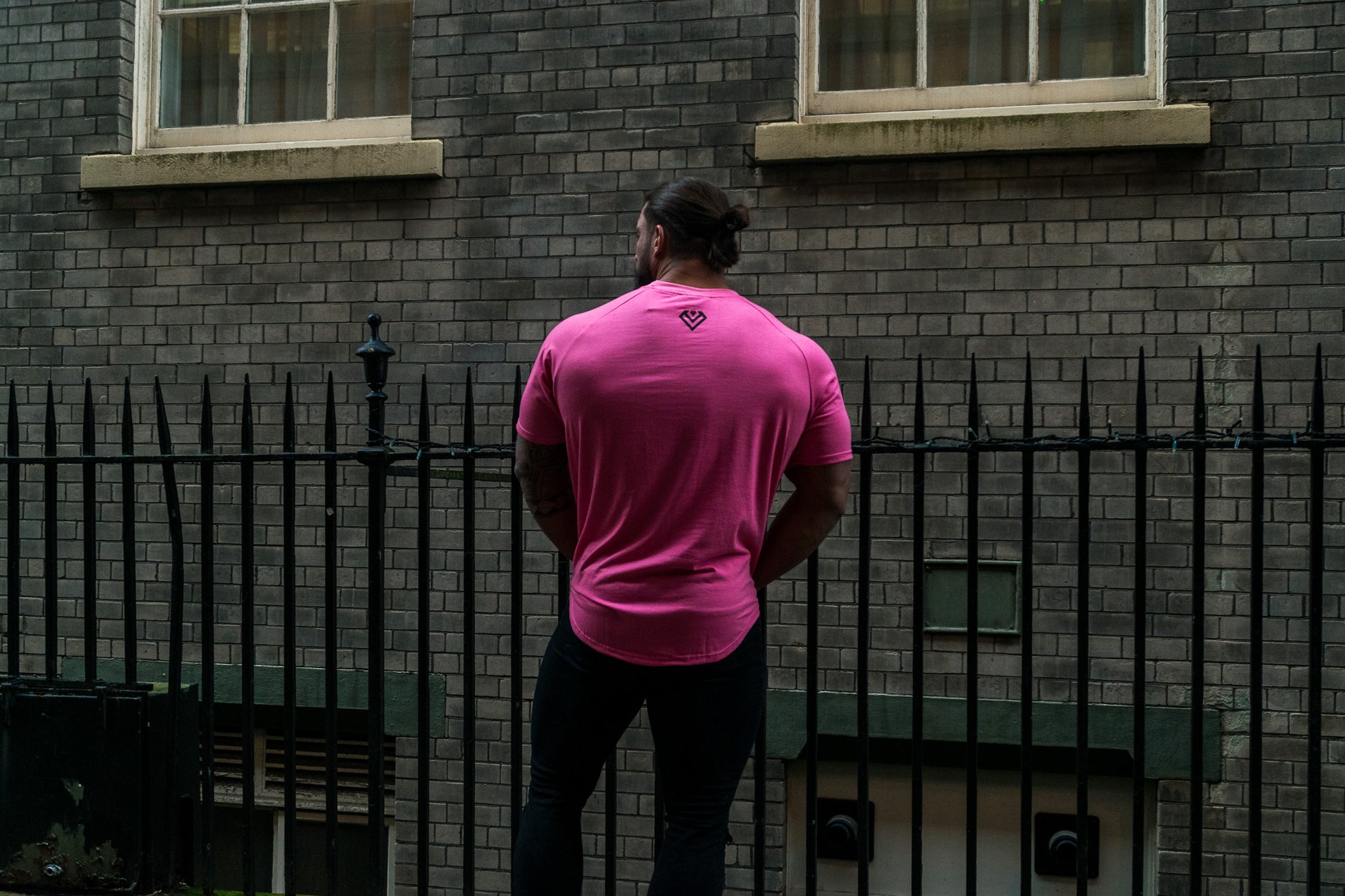 Pink Muscle Fit Alpha T-Shirt | Alpha T-Shirt  | Diamond Theory