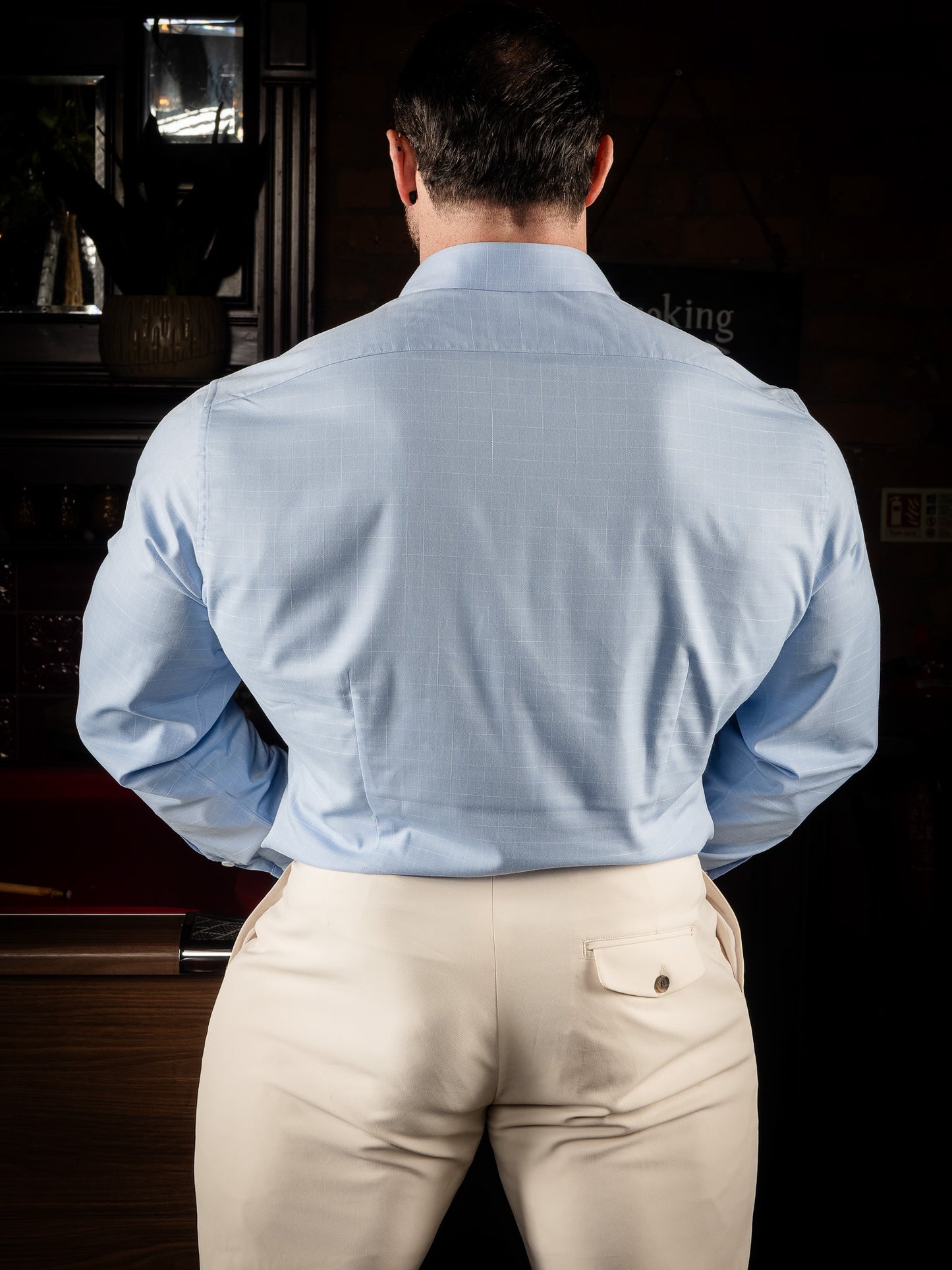 The Sky Blue Muscle Fit Shirt