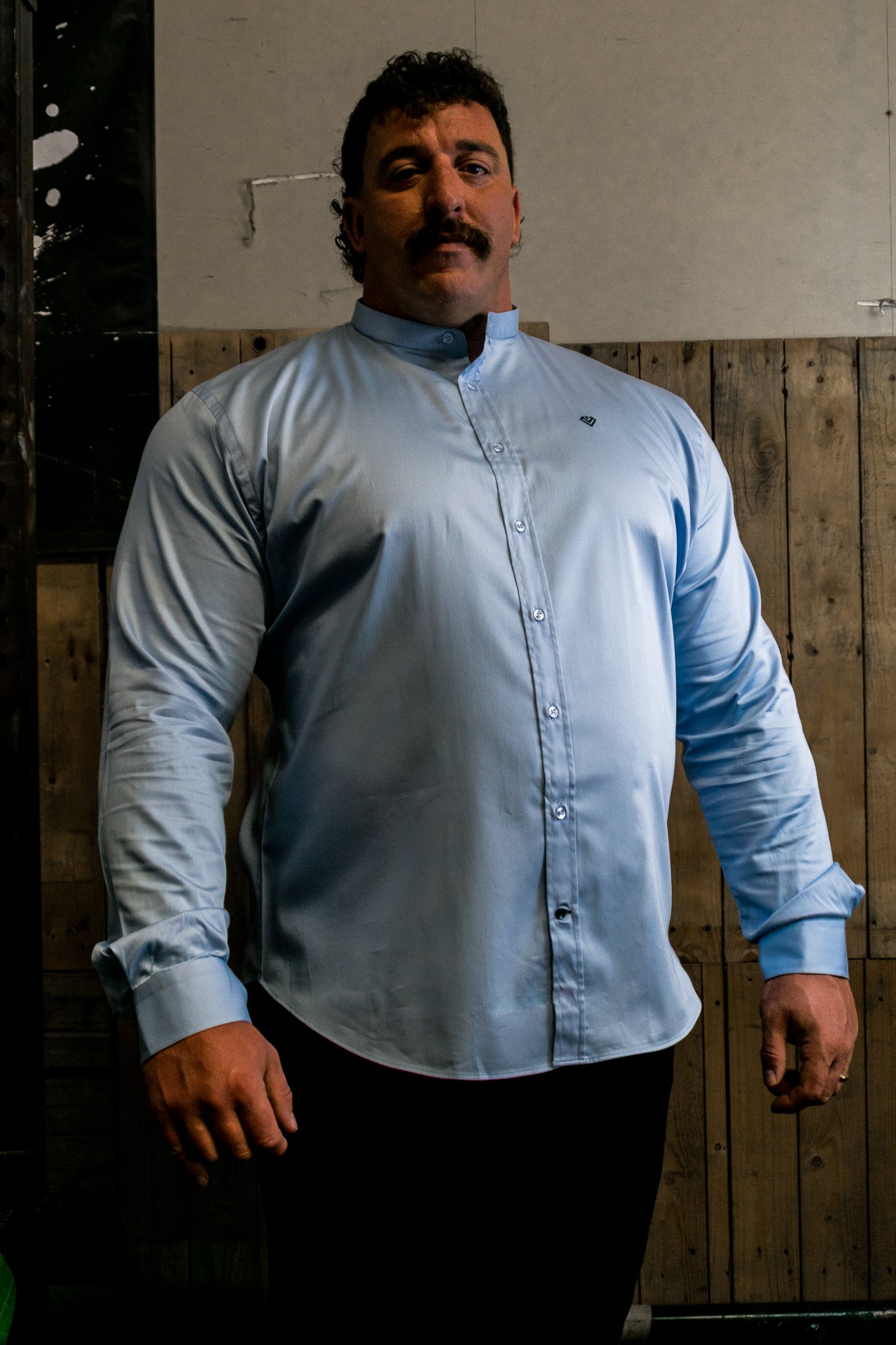 Light Blue Muscle Fit Shirt | Arctic: Mass Fit | Diamond Theory