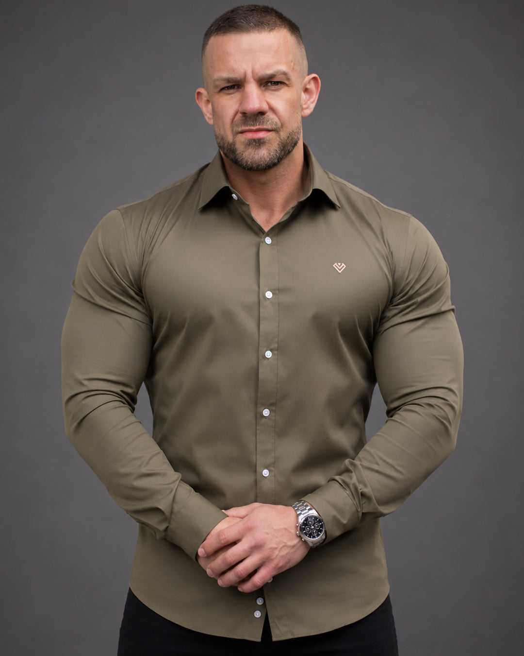 Notorious Green Muscle Fit Men's Shirt