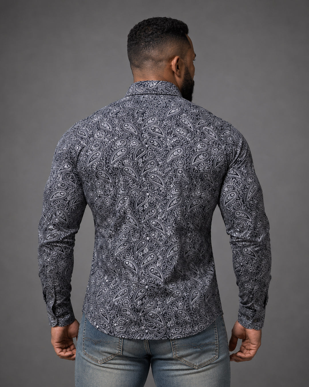 Paradox Paisley Muscle Fit Men's Shirt