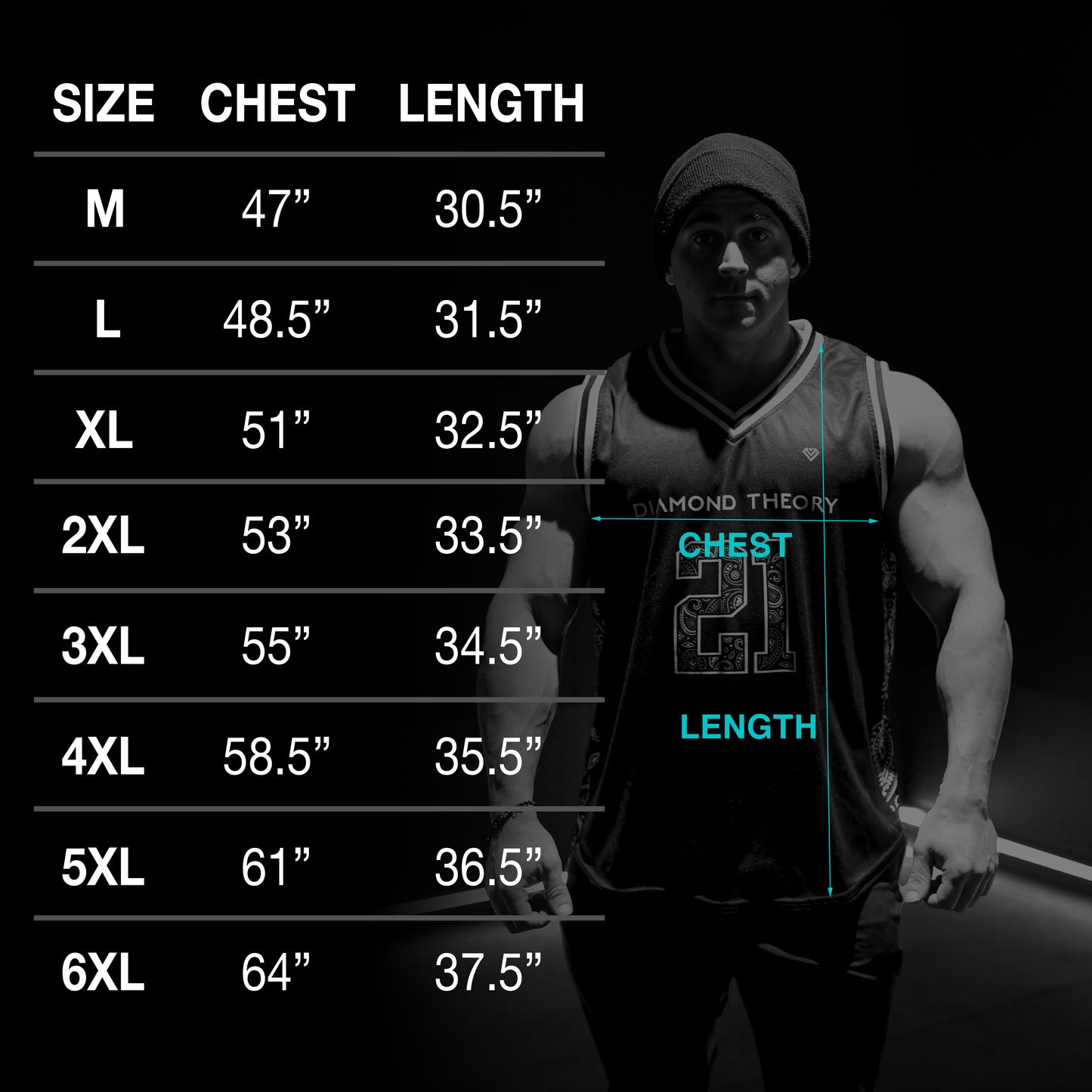 Sleeveless Gym Vest | Kingmaker Training Vest | Diamond Theory
