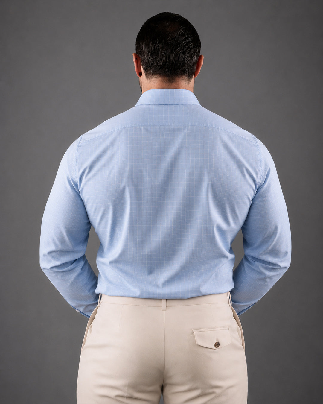 The Sky Blue Muscle Fit Shirt