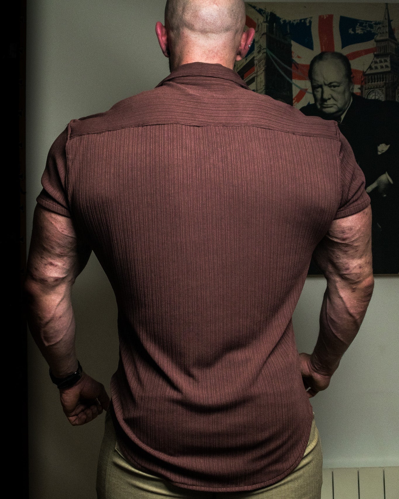 The Havana Short Sleeve Shirt Maroon