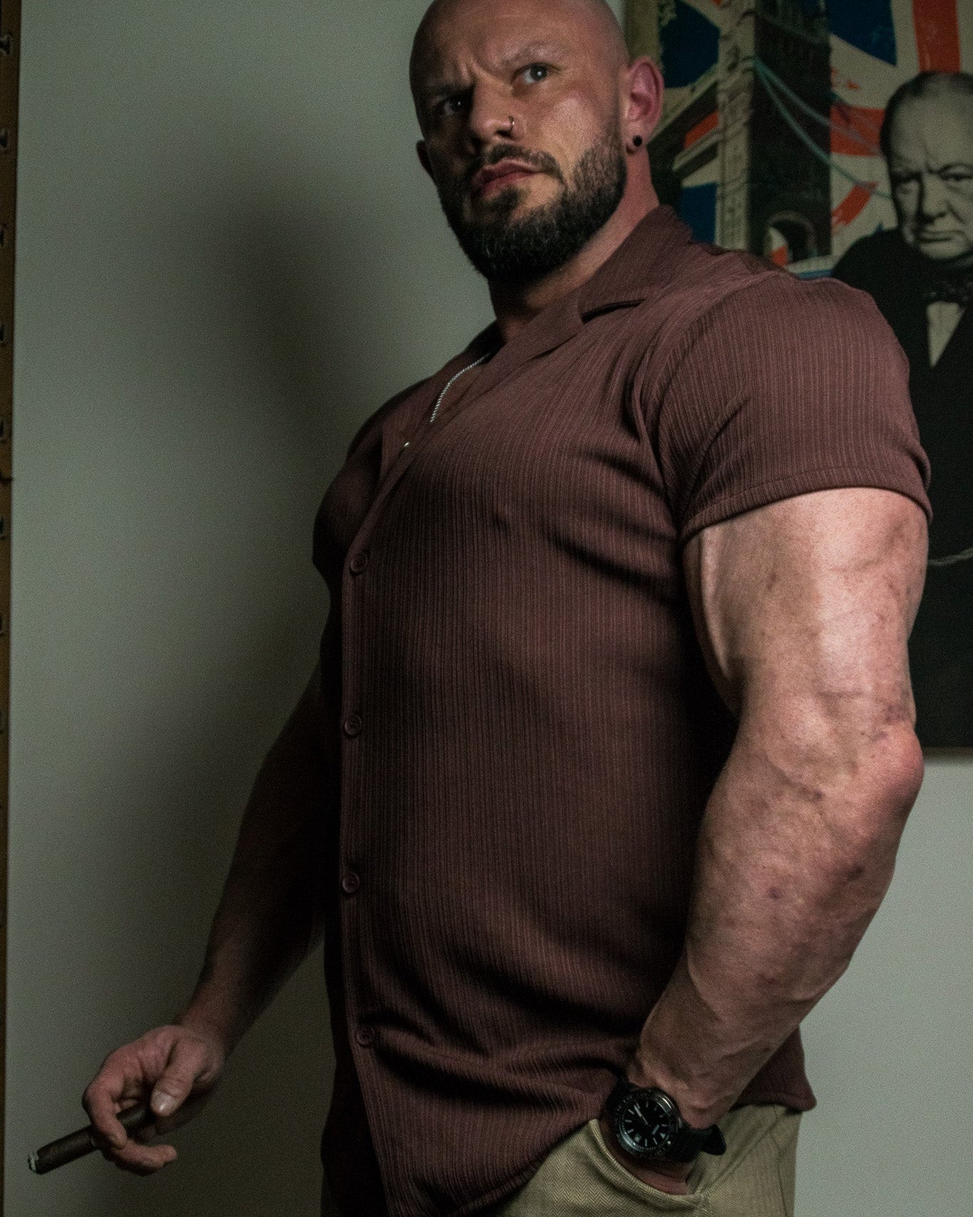 The Havana Short Sleeve Shirt Maroon