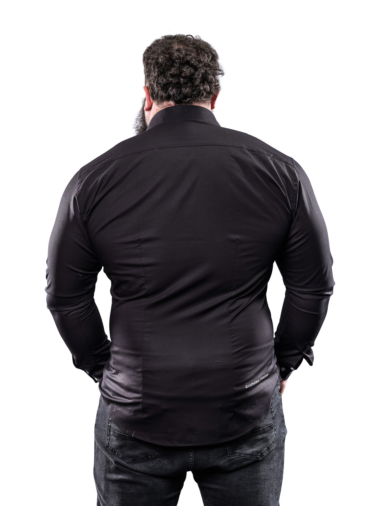 Obsidian Black Mass Muscle Fit Shirt | Strongmen | Diamond Theory
